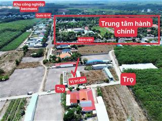 Cắt lỗ lô đất bên trung tâm hành chính chơn thành, kế bên dãy trọ, dân đông giá lỗ 50% ngộp nh