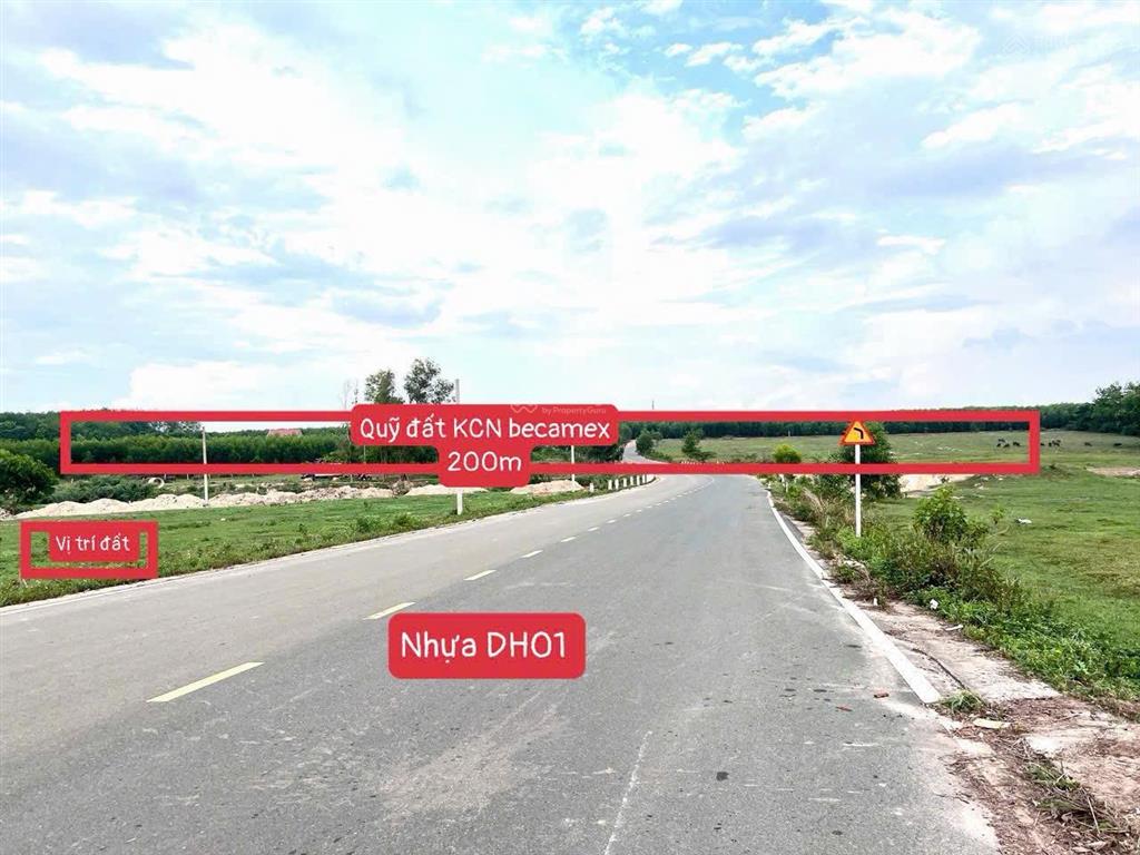 Chính chủ cần bán 10m tổng 750m2 có thổ cư đường dh01 chơn thành, gần kcn becamex giá ngợp sổ sẵn