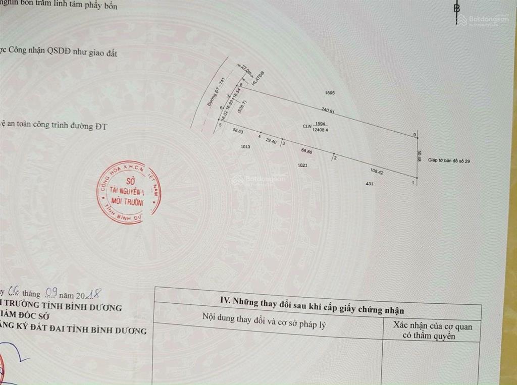 Đất hiếm bình dương mặt tiền rộng 50m, sổ hồng, diện tích lớn, pháp lý rõ ràng