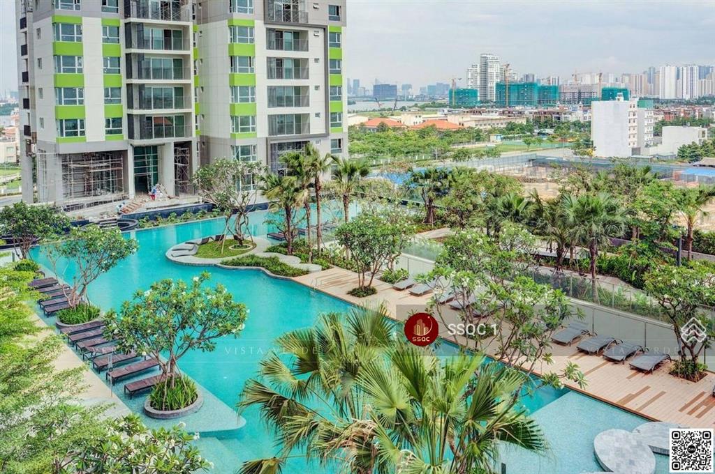 Tin thật 100%  deal tốt cho căn hộ 2 phòng ngủ dt 80m2 tầng cao thoáng mát giá cực tốt vista verde