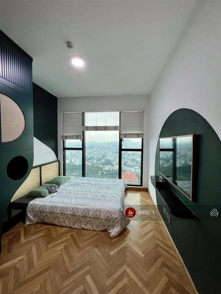 Tin thật 100%  bán căn hộ 1 phòng ngủ full nội thất hiện đại  tầng cao view đẹp  sẵn sổ hồng