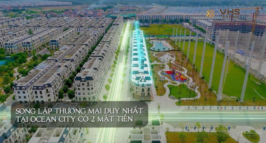 Bán gấp biệt thự song lập đường 20 mét view công, bể bơi, cạnh cụm chung cư kinh doanh được luôn