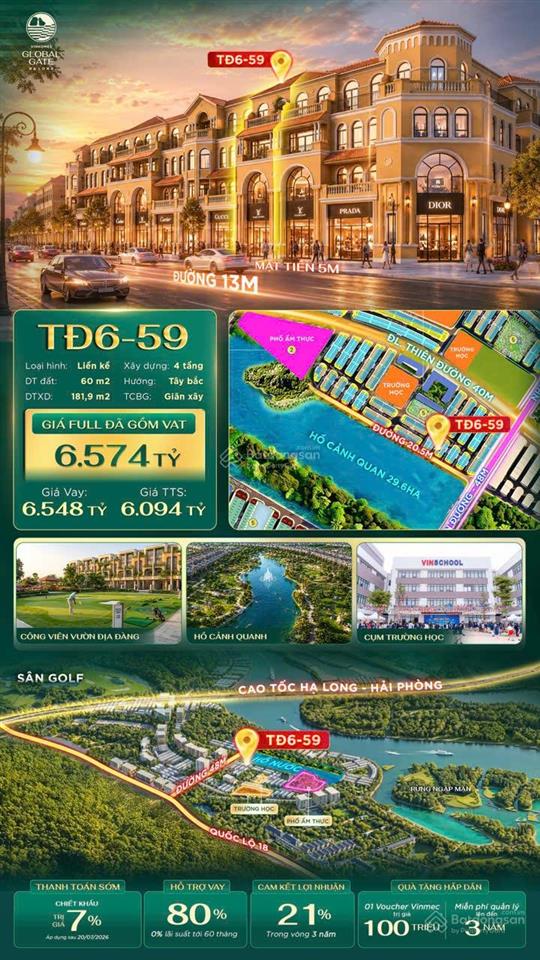 Có voucher 1,1  1,2 tỷ mua căn 60 m2 sát mặt hồ, gần công viên, phố ẩm thực vị trí đẹp