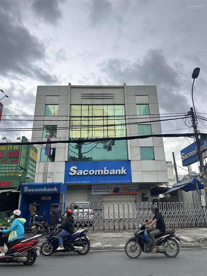 Mặt tiền lũy bán bích, dt 13m x 35m, ngân hàng đang thuê 325tr/tháng, 7 tầng, 1500m2 sàn, 85 tỷ