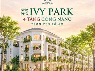 Căn đôi liền kề giãn xây ivy park giá tốt thị trường  chỉ 5,151 tỷ