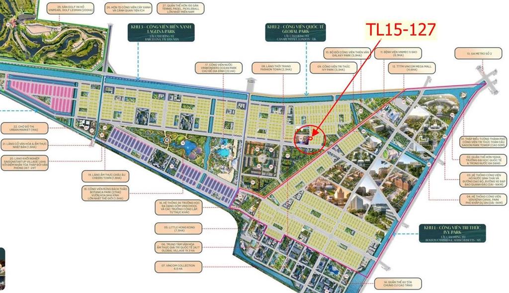 Sở hữu ngay căn lk 60m2 vinhomes saigon park, hóc môn, vị trí mặt tiền đường lớn 19m