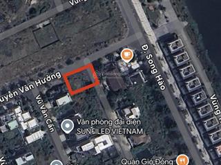 Chuyển nhượng góc lô biệt thự hướng đông phú mỹ an, đường nguyễn văn hưởng gần sông