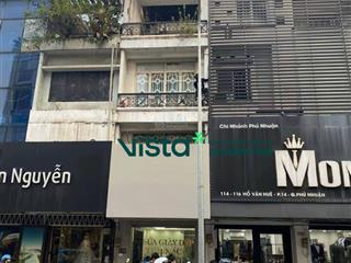 [nhà 2 mặt tiền đường hồ văn huê  phú nhuận] cần bán nhà 2 mặt tiền  4 tầng, 5 pn, có sân thượng