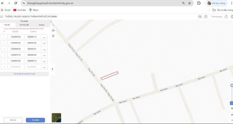 Bán gấp lô đất thổ cư 5x42m mặt tiền tăng thị hội