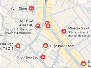 Bán gấp nhà mặt tiền chợ nguyễn thị búp tân chánh hiệp. dt 8.4x28m