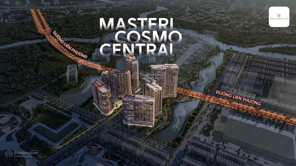 Bán 2pn masteri cosmo central, 9,446 tỷ, 74,9m2, 2wc, tầng 17 ở an phú, q2, hcm