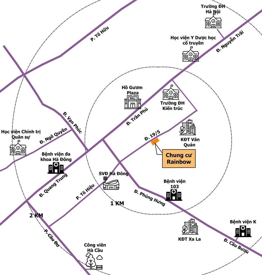 Bán chung cư rainbow văn quán, hà đông, 3 phòng ngủ, diện tích 87m², ban công đông nam.