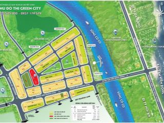 Bán nhanh lô biệt thự 140m2 view công viên, trục đường thông, dự án green city, đà nẵng