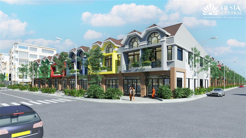 Chỉ 4,3 tỷ sỡ hữu SHOPHOUSE 2 tầng FIESTA CENTRAL trung tâm thành phố mới Bình Dương