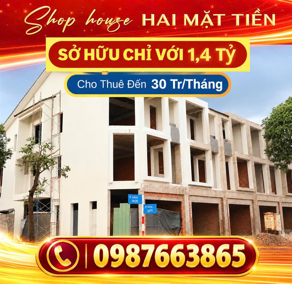 NHÀ PHỐ FIESTA CENTRAL BÌNH DƯƠNG - 28,6 TR/M² 150/M²  100% THỔ CƯ – 0987663865 SỞ HỮU