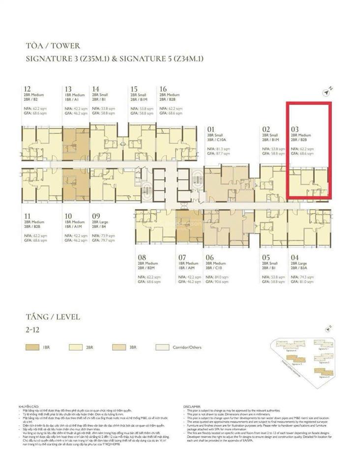 Chuyển nhượng căn hộ 2pn góc toà s3  dt 62,2m2 dự án lumi hà nội  cdt capitaland giá 5,350 tỷ