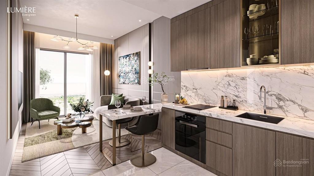 Bán nhanh căn 1 ngủ toà a3 dự án lumiere evergreen  kdt vimhomes smart city giá ~4,350 tỷ bao phí