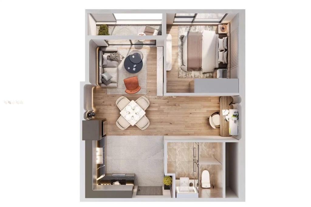 Chuyển nhượng căn hộ 1pn+ tòa y4 the continental  vinhomes cổ loa, view bể bơi, giá td 4,784 tỷ