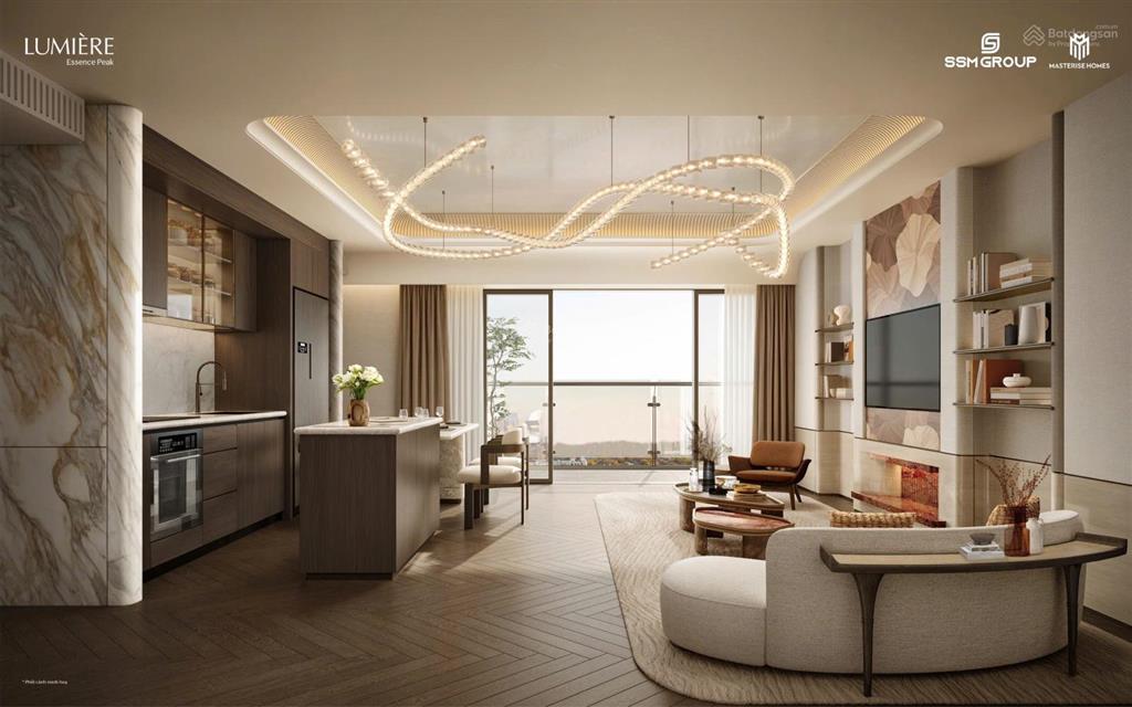 Siêu phẩm căn hộ siêu sang 4pn + lift riêng tại lumière essence peak  view trực diện hồ trung tâm
