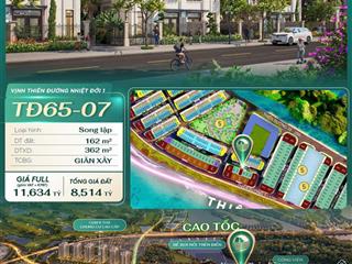 Biệt thự song lập 162m2 sát biển tại hạ long xanh, giá chỉ 34tr/m2 đất.