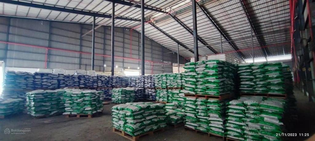 Cho thuê nhà xưởng chứa hóa chất, giấy phép đầy đủ giao ngay