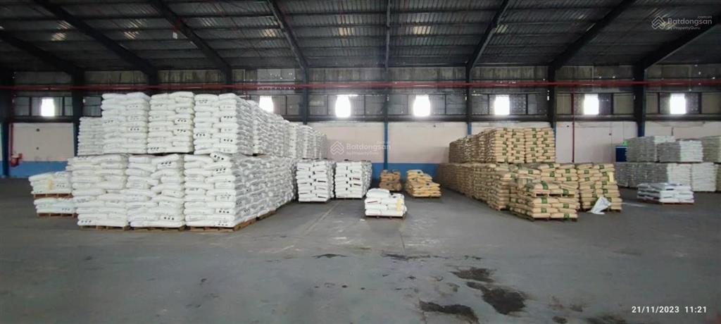 Cho thuê nhà xưởng chứa hóa chất, giấy phép đầy đủ giao ngay