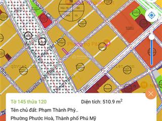 Bán đất mặt tiền nguyễn ảnh thủ, phước hoà (10m x 50m)