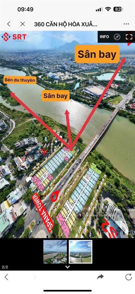 Hàng hiếm căn 2pn trực diện sông spana tower đầy đủ ck giá chỉ 65tr/m2 thích hợp đầu tư