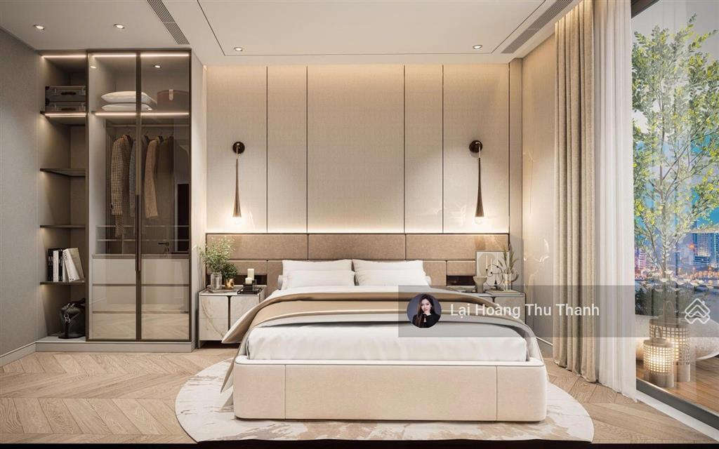 Thu thanh  ngoại giao căn 1pn + 54m2 5 tỷ view sông, cầu rồng và biển mỹ khê the legend đà nẵng