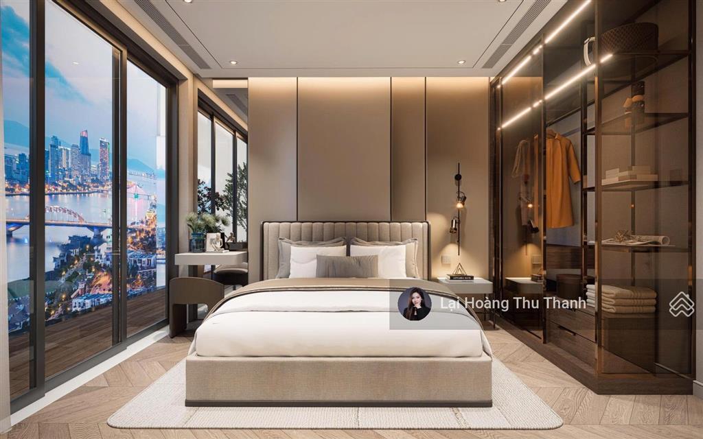 Thu thanh  ngoại giao căn 1pn + 54m2 5 tỷ view sông, cầu rồng và biển mỹ khê the legend đà nẵng