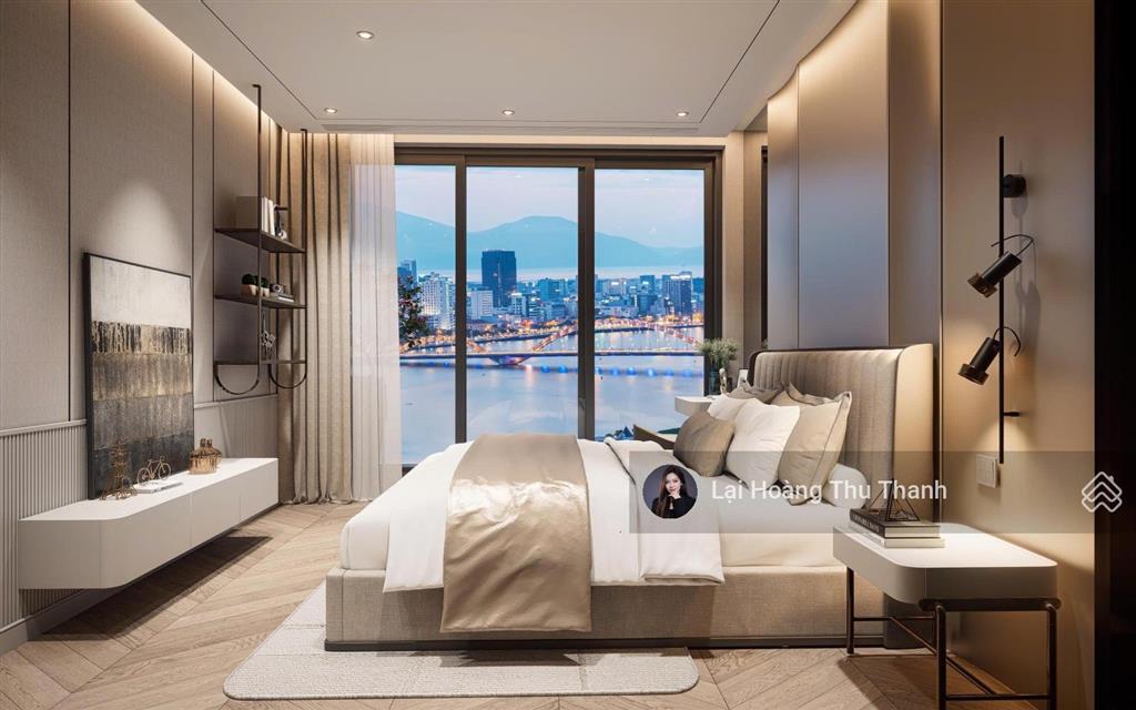 Thu thanh  ngoại giao căn 1pn + 54m2 5 tỷ view sông, cầu rồng và biển mỹ khê the legend đà nẵng