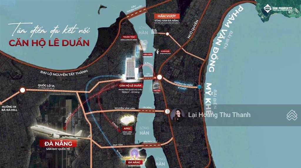 Thu thanh  ngoại giao căn 1 phòng ngủ 45m2 giá hơn 4 tỷ sun solar  09 lê duẩn  hải châu đà nẵng