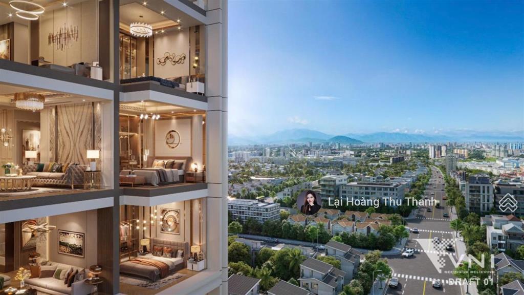 Thu thanh  ngoại giao căn 1 phòng ngủ 45m2 giá hơn 4 tỷ sun solar  09 lê duẩn  hải châu đà nẵng
