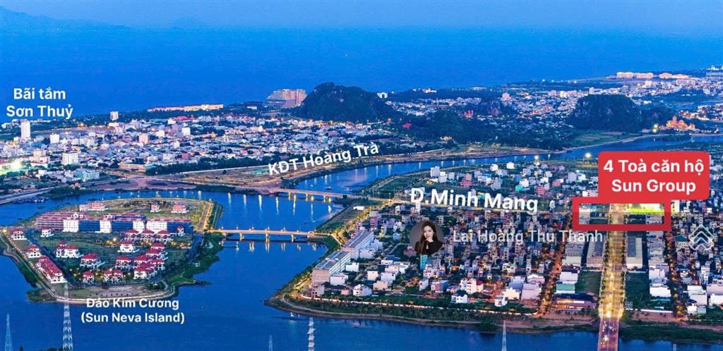 Thu thanh  ngoại giao căn góc 2pn+ sân vườn 118m2 giá 4,1 tỷ fours tower đà nẵng