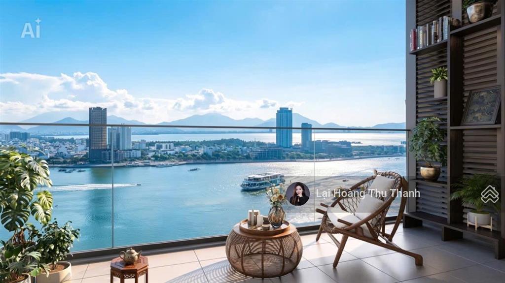 Em thanh bán 2pn symphony 5 ck 26%, 70tr/m2 mặt sông hàn, dt cho thuê 50 triệu/tháng