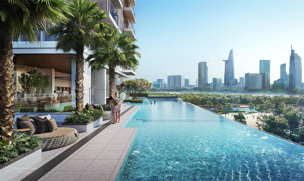 The opusk residence  chủ gửi bán căn 2 phòng ngủ tầng cao view sông cực đẹp .