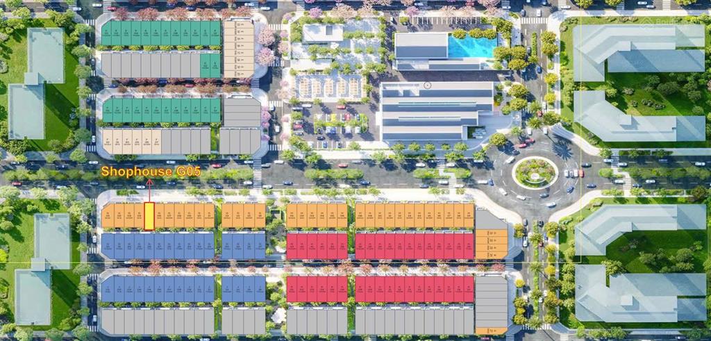 Chủ cần bán gấp căn shophouse g.05 mặt tiền đường 34m giá rẻ nhất dự án .