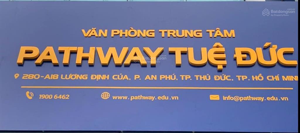 Cho thuê tòa nhà mặt tiền đường lương định của