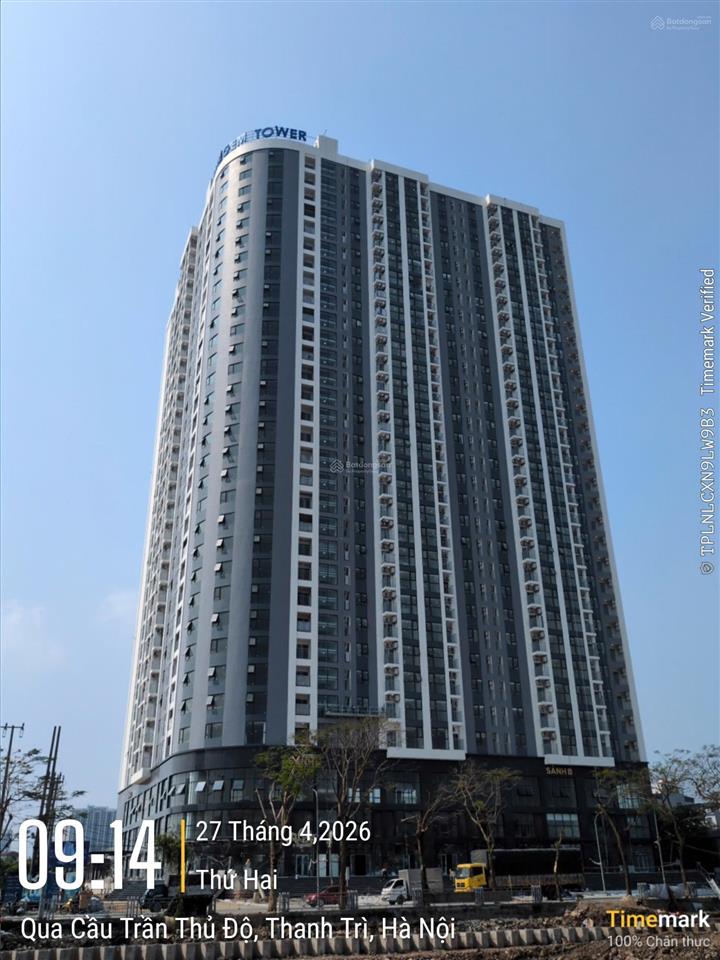 Bán căn 3 ngủ chung cư bluegem tower  pháp vân, trì, hà nội