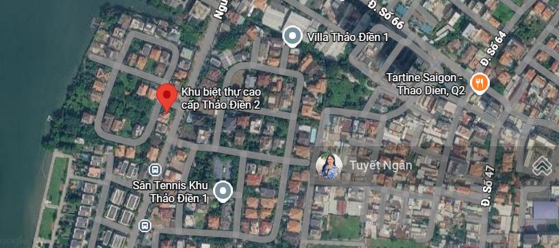 60 tỷ còn 52 tỷ  đất đẹp ngay nguyễn văn hưởng, thảo điền q2  370m2  khu vực xây cao
