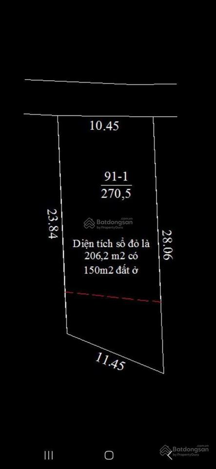 Bán lô đất 206,2m2, thổ cư 150m2 tại thôn chóng, yên bài, ba vì, hà nội