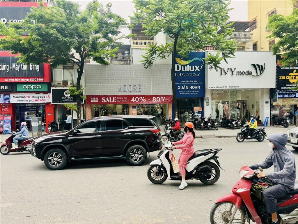 Bán nhà mặt phố nguyễn trãi*ngã tư sở, 140m2, 6 tầng, mt 23m, thang máy, vỉa hè, kinh doanh1