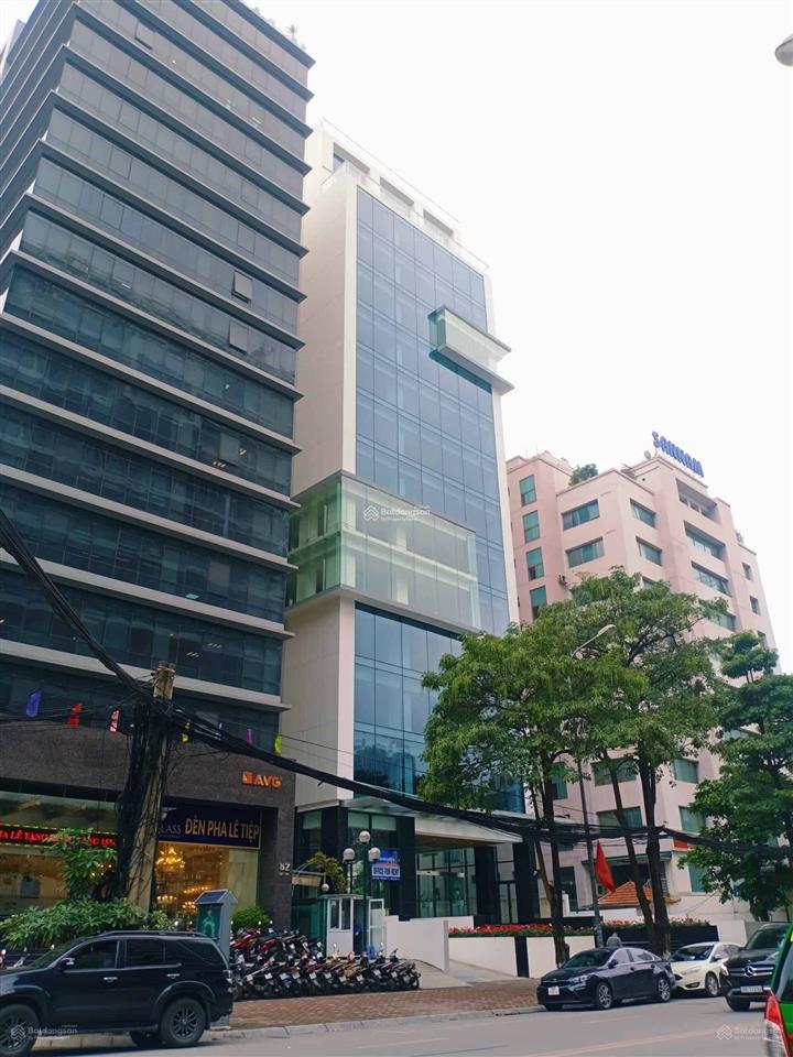 Hạ chào 10 tỷ! bán tòa văn phòng dịch vọng hậu, 288m2, 9t, mt 16m, ngõ 2 ô tô tránh!