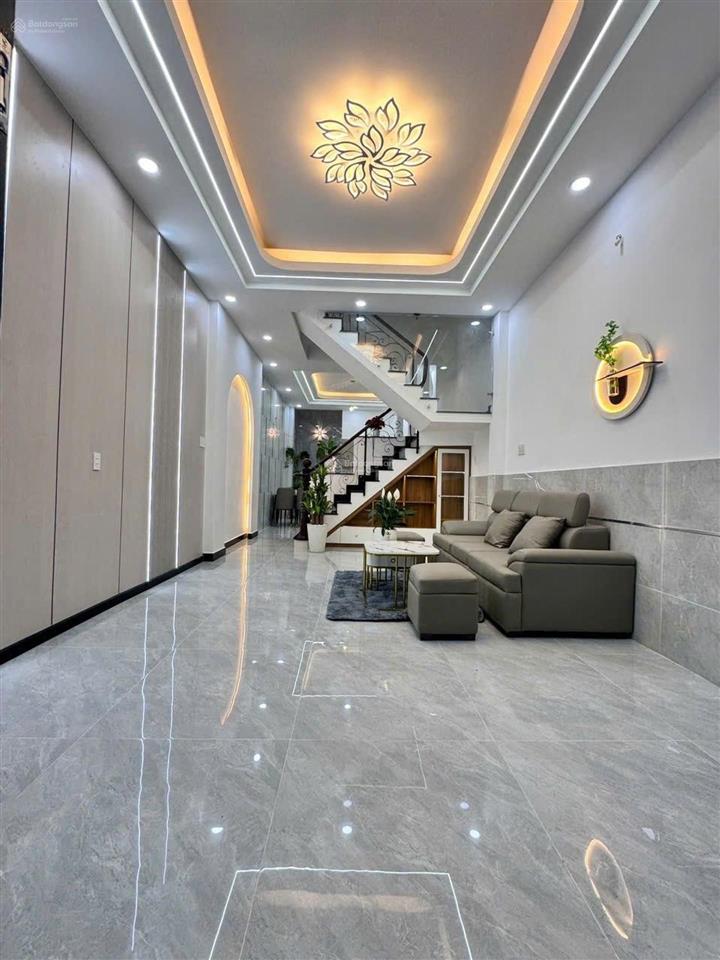 Nhà cạnh aeon bình tân 52m2/4 tầng/hẻm 7mgiá 6,45tỷ, nhà mới full nt ở liền, sổ hoàn công đầy đủ.