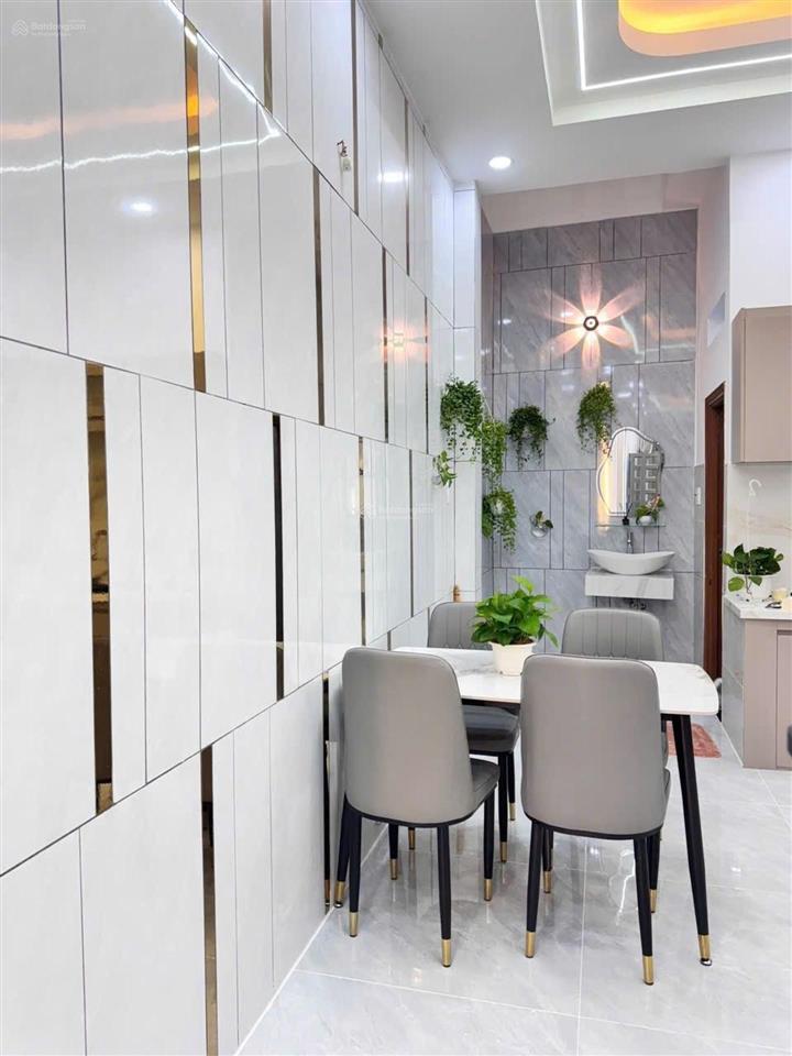 Nhà cạnh aeon bình tân 52m2/4 tầng/hẻm 7mgiá 6,45tỷ, nhà mới full nt ở liền, sổ hoàn công đầy đủ.