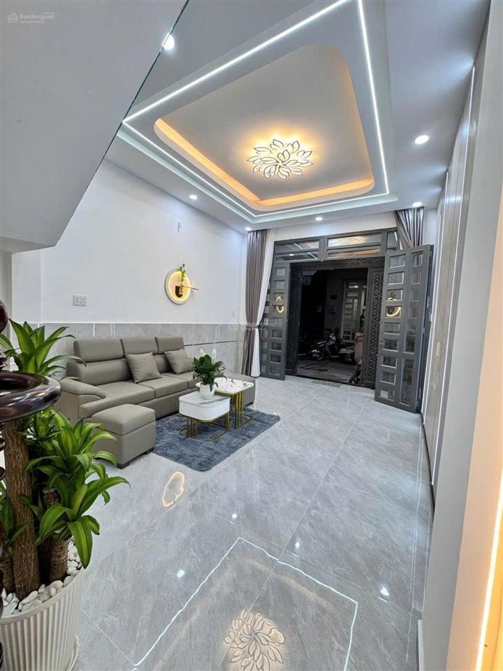 Nhà cạnh aeon bình tân 52m2/4 tầng/hẻm 7mgiá 6,45tỷ, nhà mới full nt ở liền, sổ hoàn công đầy đủ.