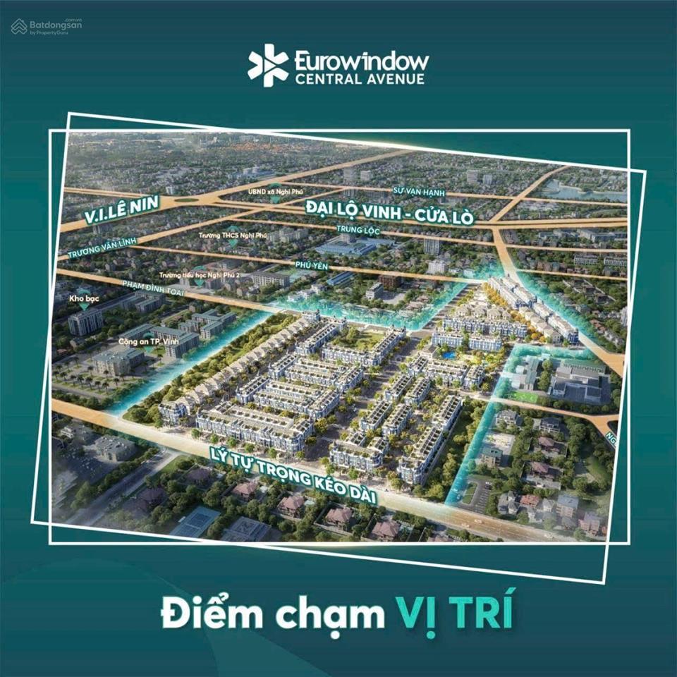 Bán nhà phố 4 tầng khu đô thị eurowindow central avenue vinh phú, chỉ từ 8,9 tỷ