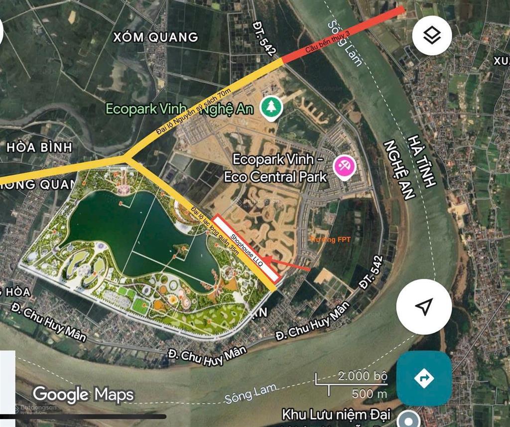 Mở bán shophouse đẹp mặt đường đại lộ lạc long quân  eco central park