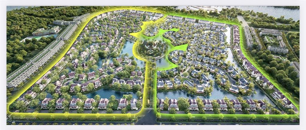 Bán biệt thự đảo the palm island  phân khu đảo cao cấp tại eco central park vinh