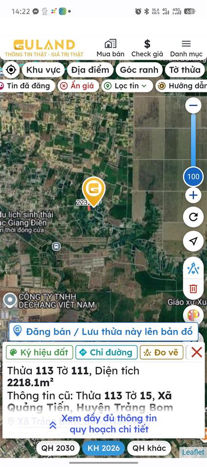 Bán đất tại dương độc lập, 1,4 tỷ, 2200 m2, giá siêu hời, uy tín